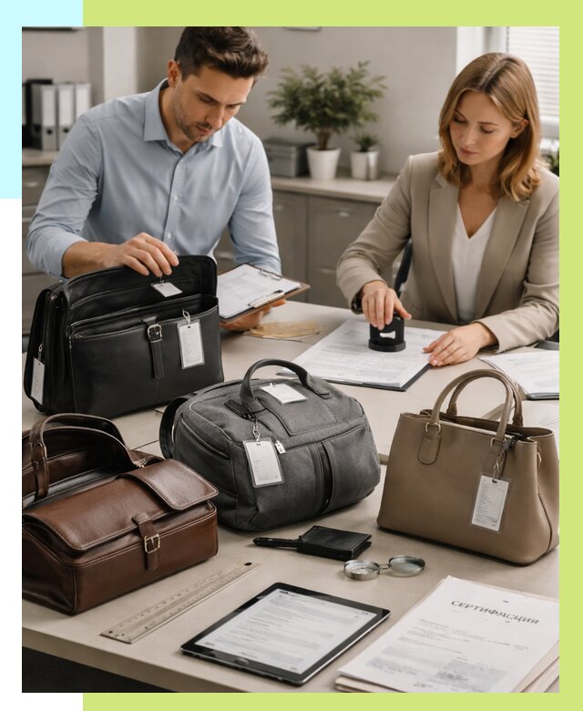 Сертификация сумок в Твери от 8153 руб. | Алешин-Твр