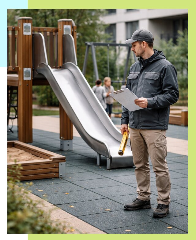 Сертификация детских площадок в Твери от 27175 р. | Алешин-Твр