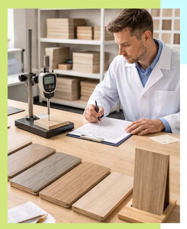 Сертификация ламината с испытаниями и оформлением документов в Твери