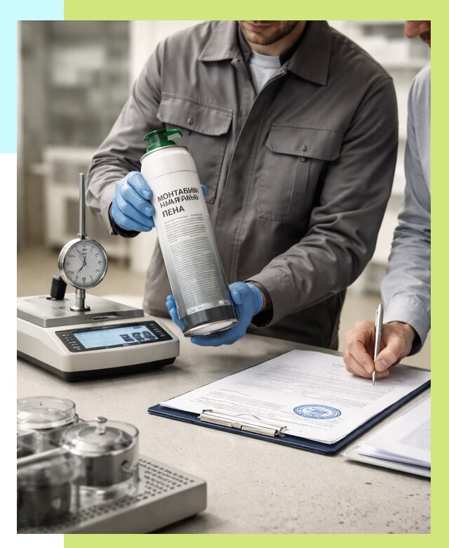 Сертификация монтажной пены в Твери от 16305 р. | Алешин-Твр