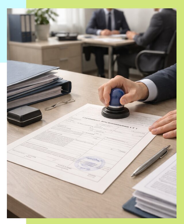 Сертификат происхождения СТ 1 в Твери от 4892 р. | Алешин-Твр