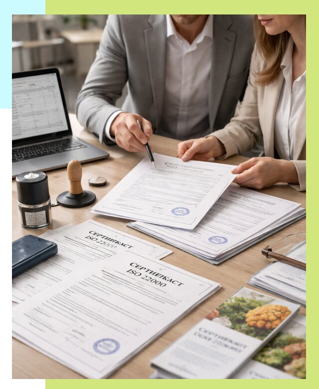 Сертификат ISO 22000 в Твери от 43480 р. под ключ | Алешин-Твр