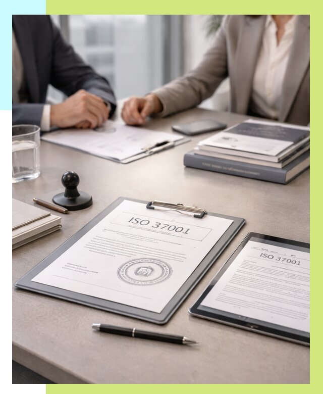 Сертификат ISO 37001 в Твери оформить от 130440 р. Алешин-Твр